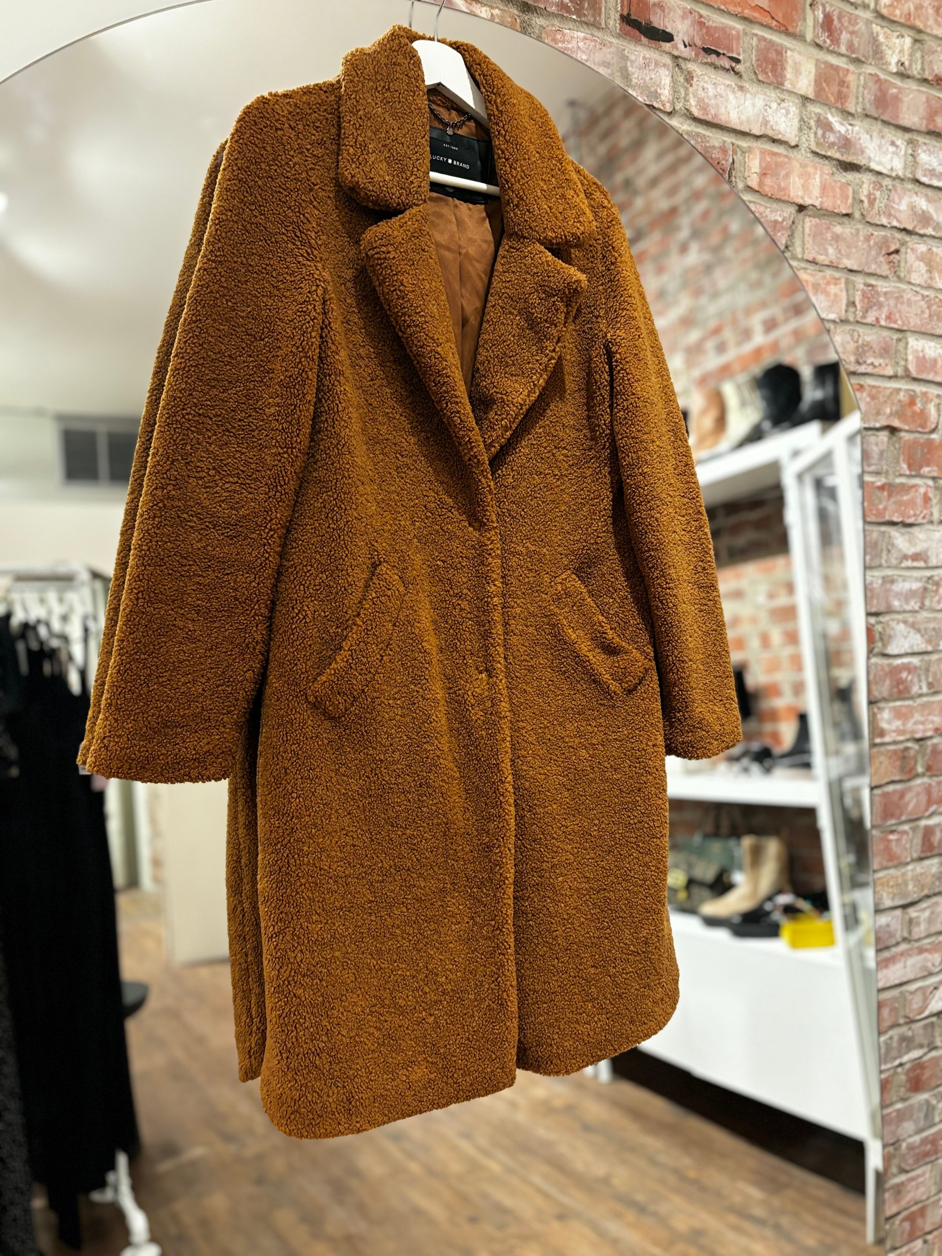 Lucky brand clearance teddy bear coat