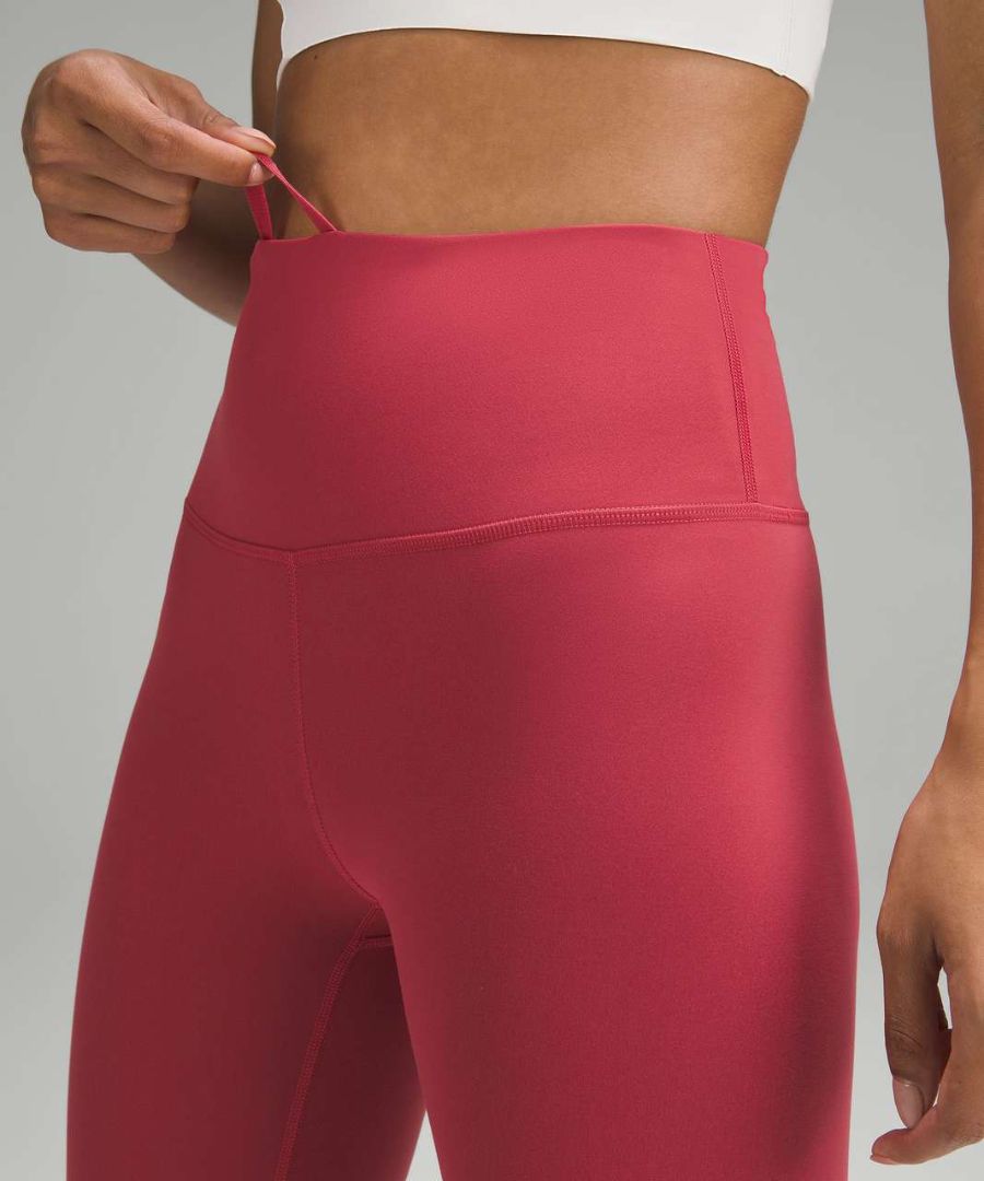 Lululemon Wunder Train HR Tight 28” Hot Heat Red Size 12 Brand New Color